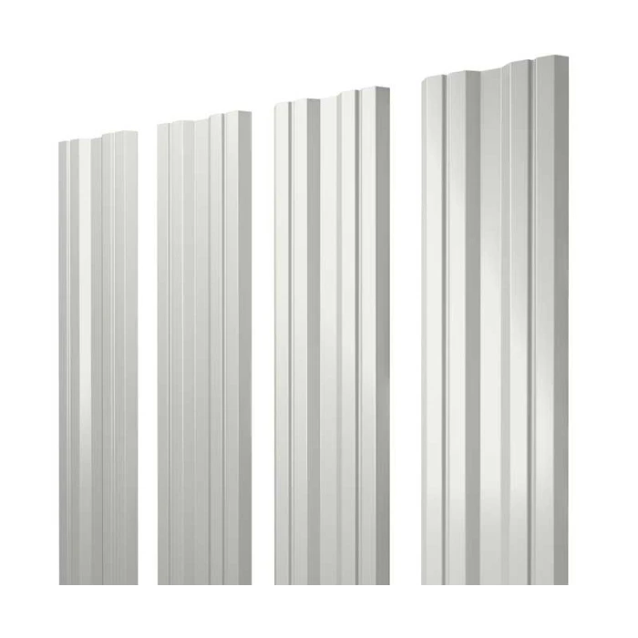 Штакетник Twin Grand Line 0,45 Полиэстер RAL 9003 Сигнальный Белый