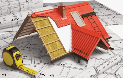 Схема замера кровли